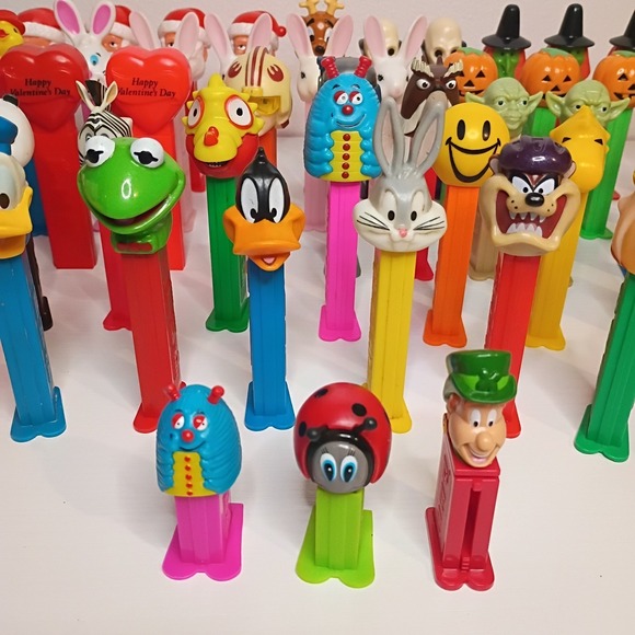 56 Piece PEZ Dispenser Collection Lot No Candy Some Vintage Keychains Minis - Picture 14 of 14